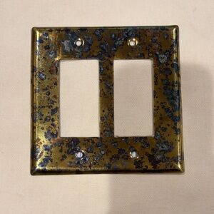 Brand new Anthropologie Vintage Style Double Light Switch Cover